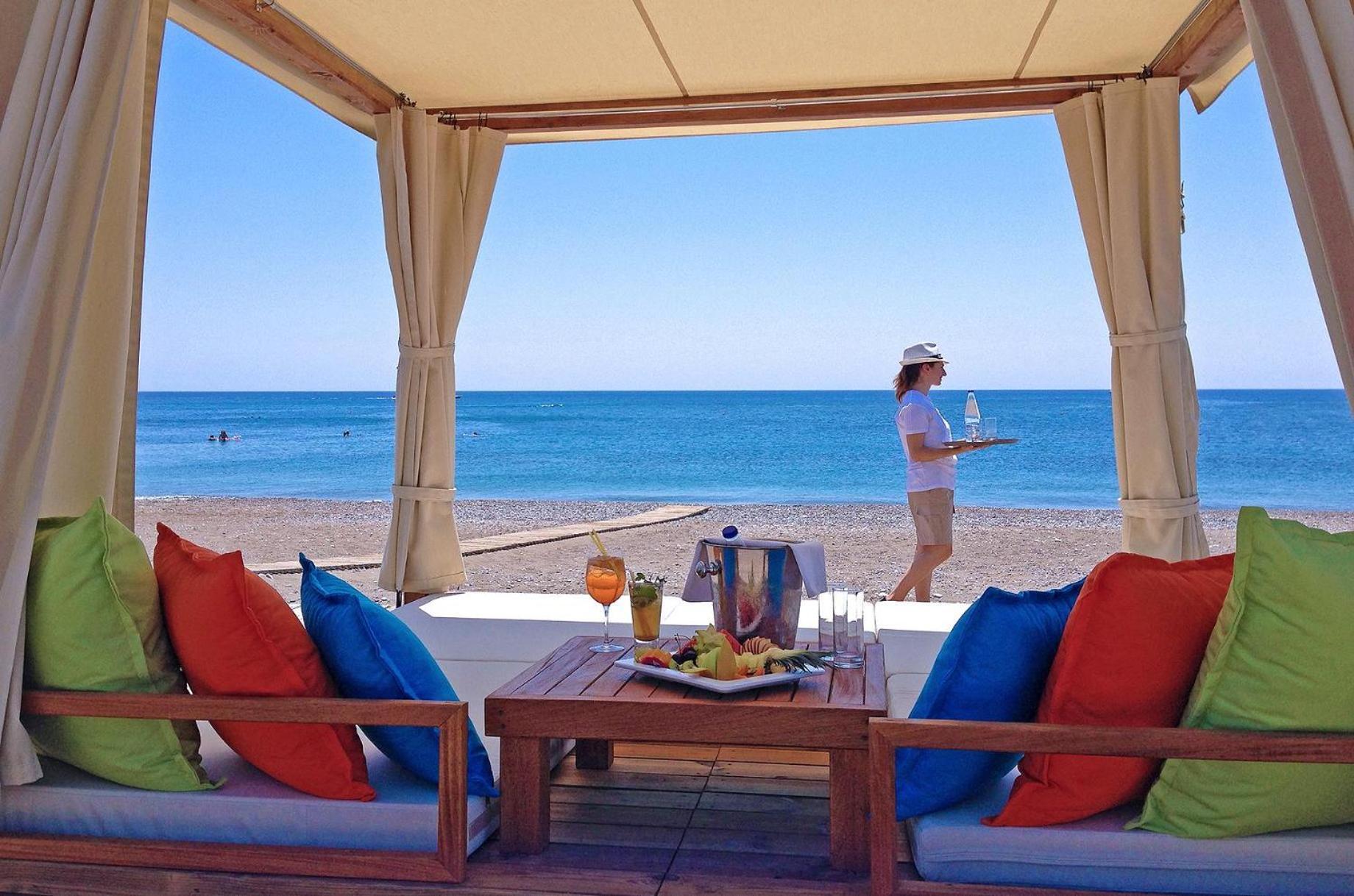 Rodos Palladium Leisure & Wellness Mourátagas Exterior photo Beach at the Grand Resort