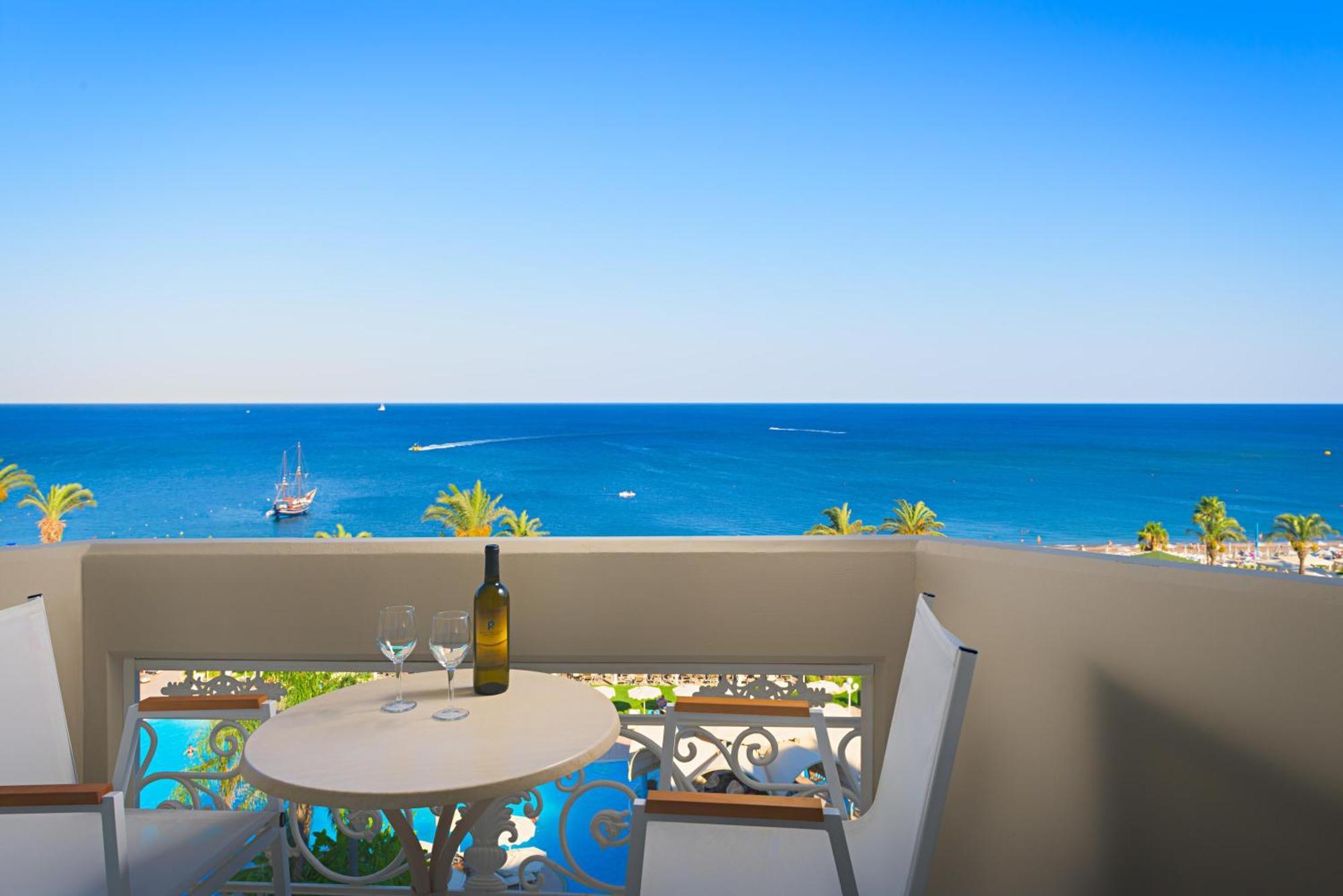 Rodos Palladium Leisure & Wellness Mourátagas Exterior photo View from the balcony of a hotel room