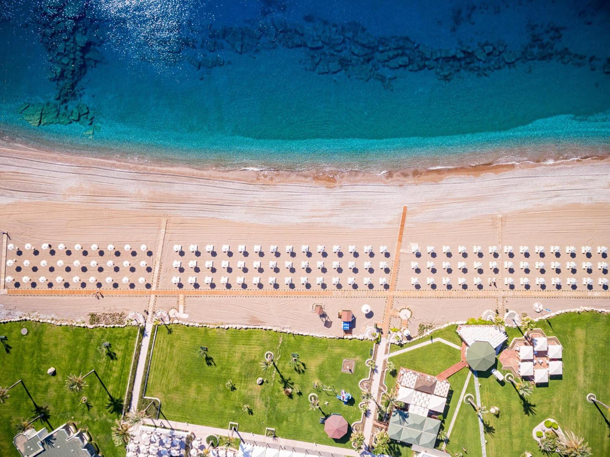 Rodos Palladium Leisure & Wellness Mourátagas Exterior photo Aerial view of the beach